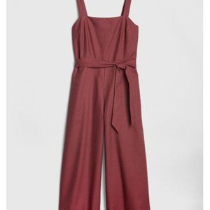 Gap Apron Wide-Leg Jumpsuit in Linen-Cotton - 4 Tall 4T